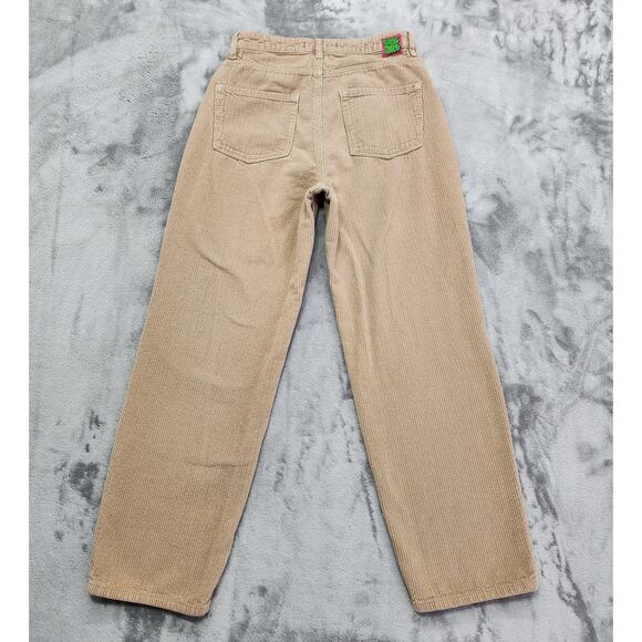 Empyre Pants Womens 3 Juniors Tan Tori Corduroy Skater Relaxed Loose Tapered - Picture 3 of 11